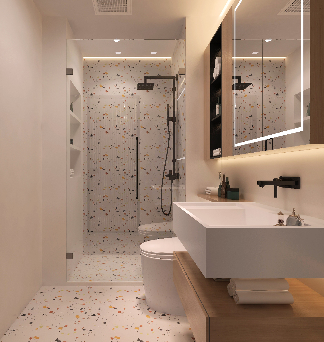 探索水磨石现代流行图案设计灵感