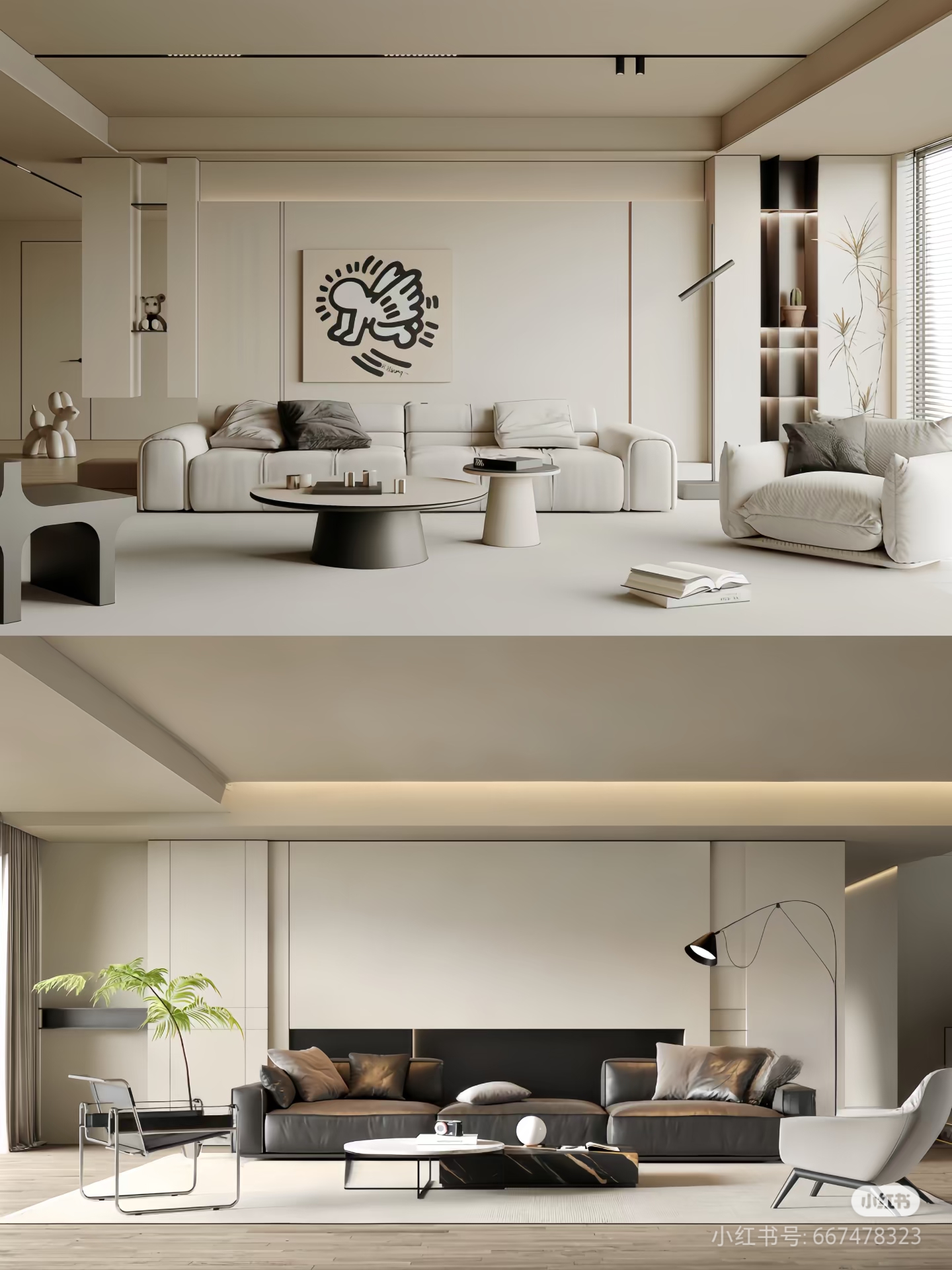 简约奶油风格装修效果图灵感展示，优雅家居轻松打造