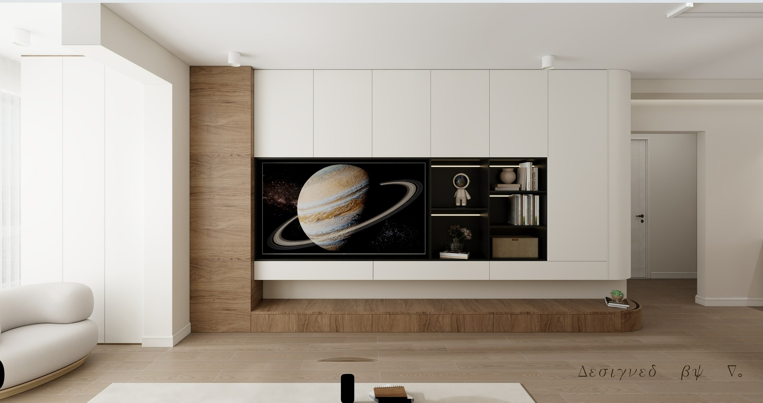 电视背景墙彩绘效果图设计指南