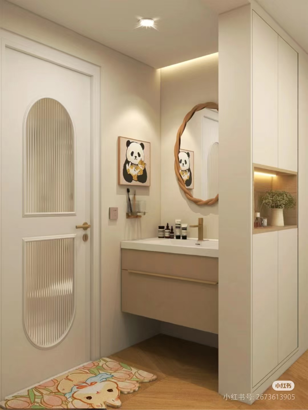 卫生间门圆形设计效果图大全,创意设计灵感必看