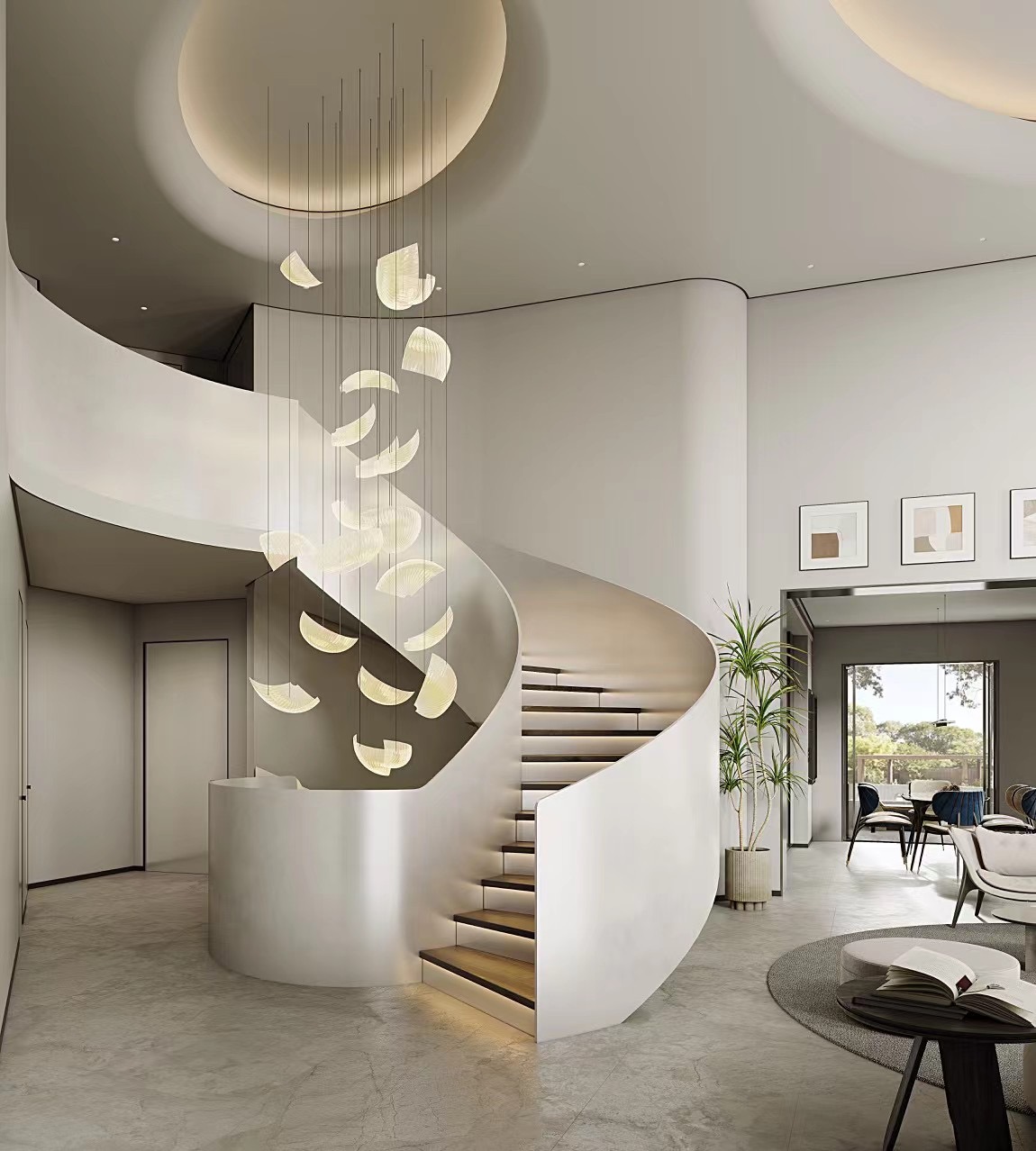 狐形楼梯效果图欣赏与设计指南