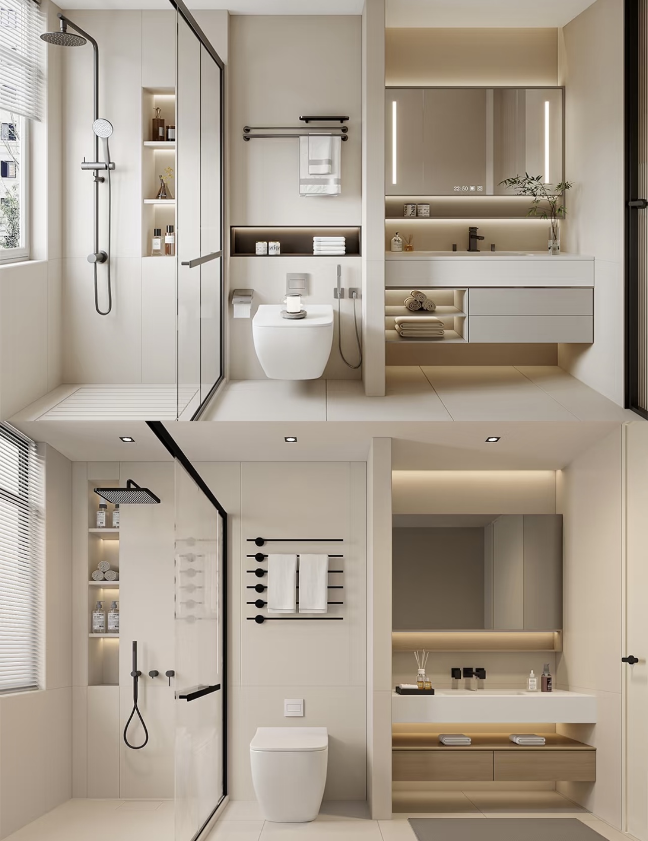 卫浴隔断效果图欣赏与实用设计指南