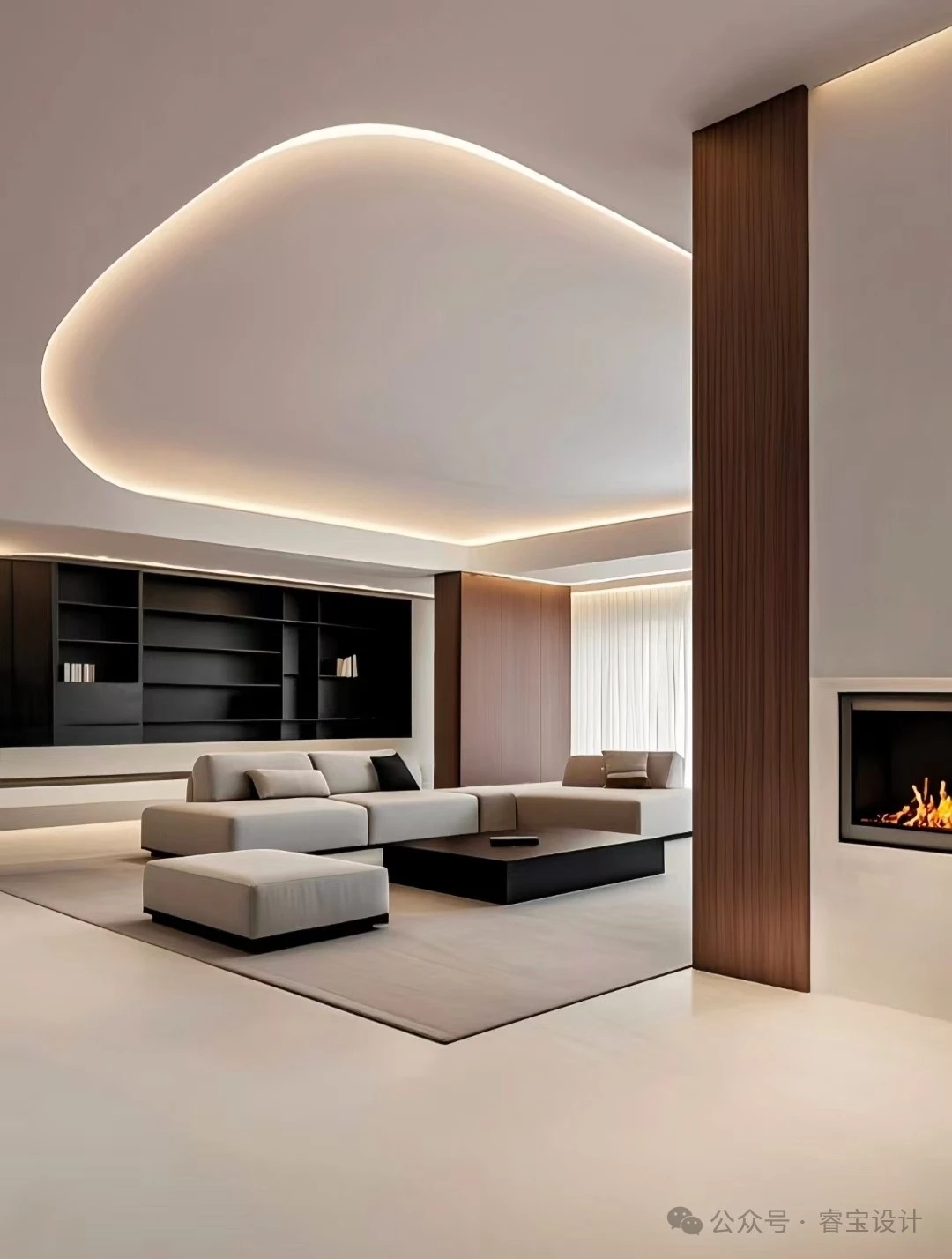 轮毂壁炉设计图:复古工业风的创意家装灵感