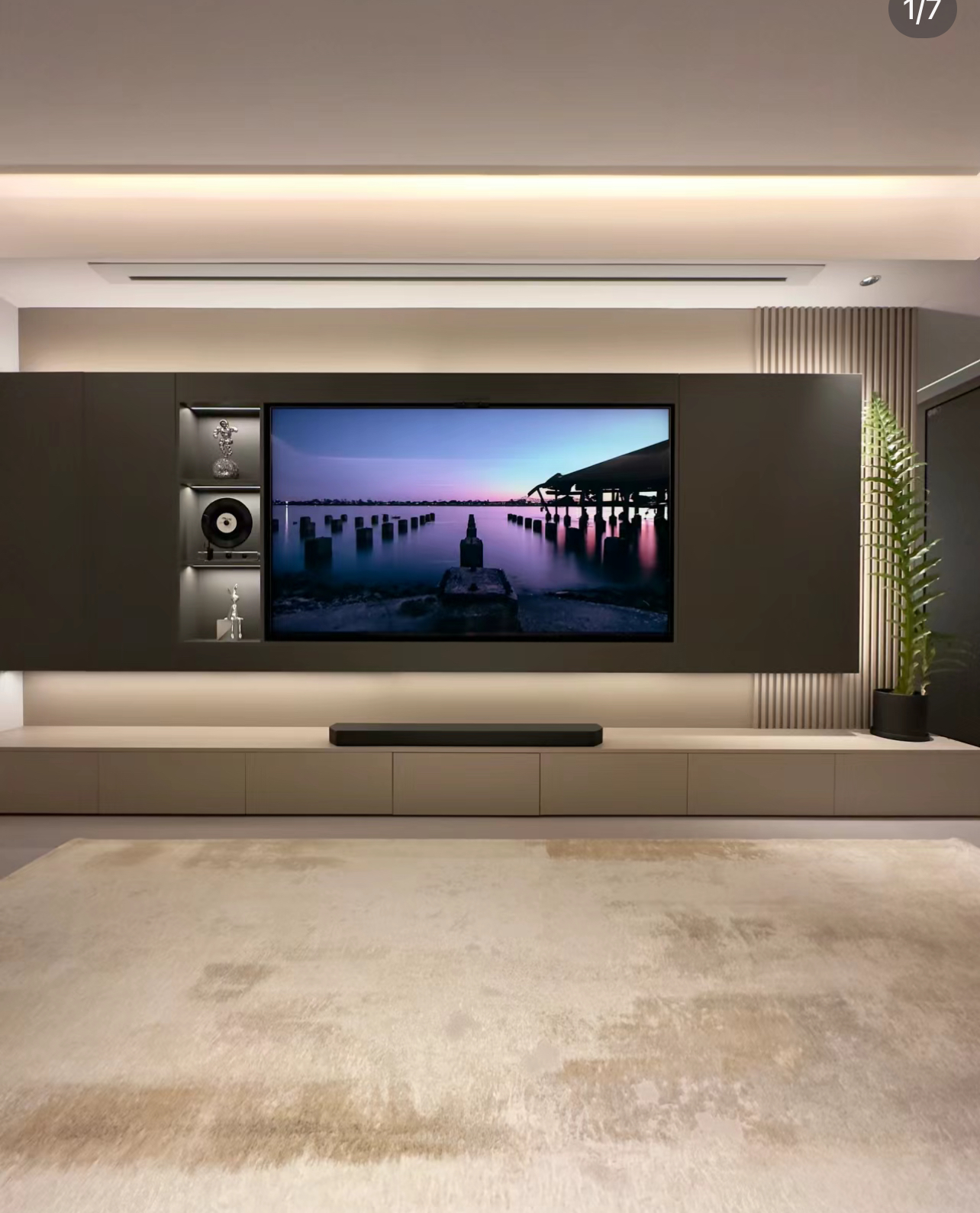 电视背景墙效果图设计分享：打造专属空间的灵感指南