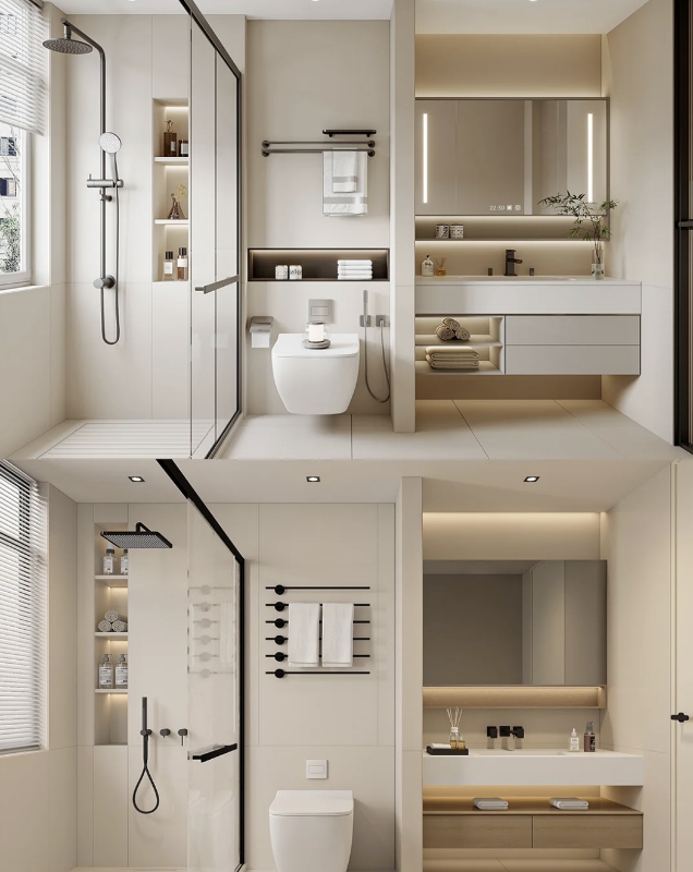 卫浴隔断效果图欣赏与实用设计指南