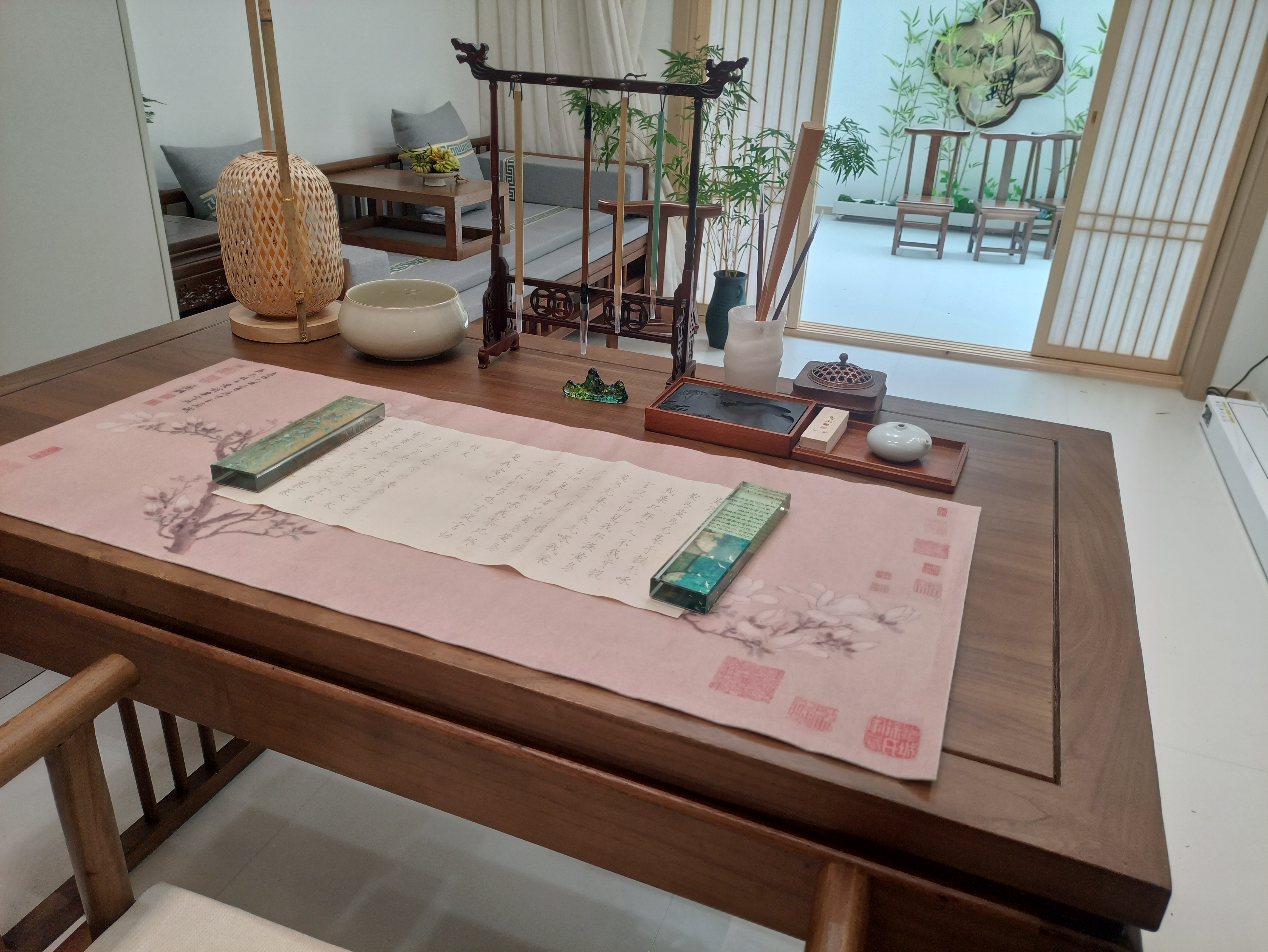 古筝摆放效果图赏析,提升家居优雅氛围