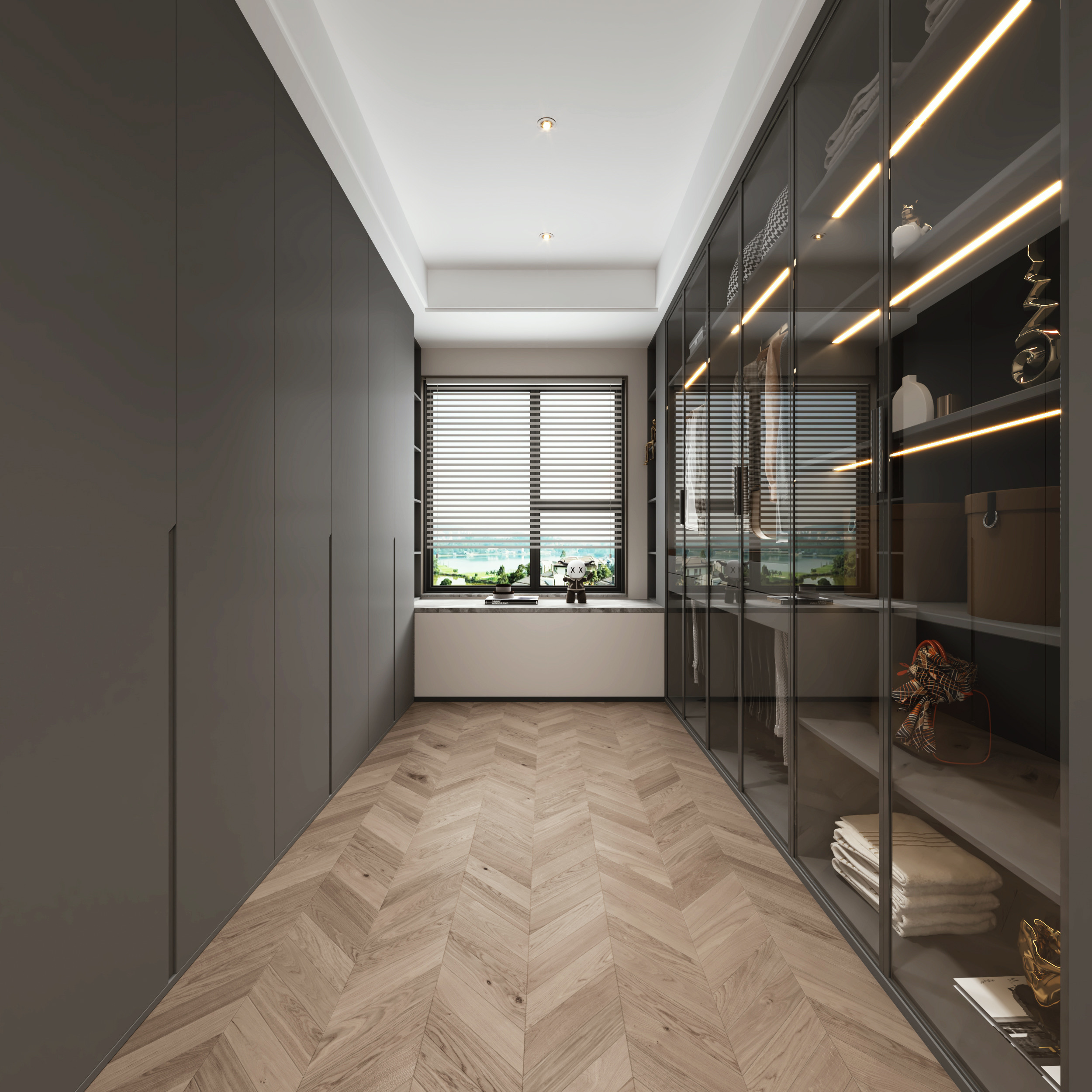 地板鱼骨拼效果图:独特设计与实用性完美结合