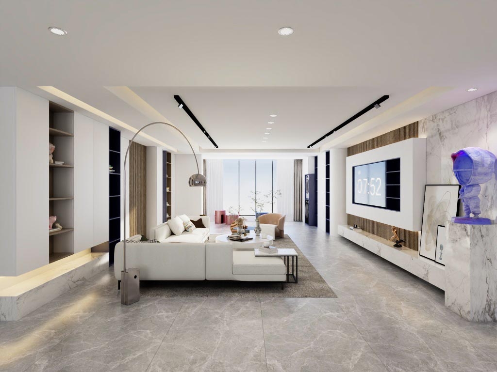 灰色瓷砖装修效果图片大全，空间美学新体验