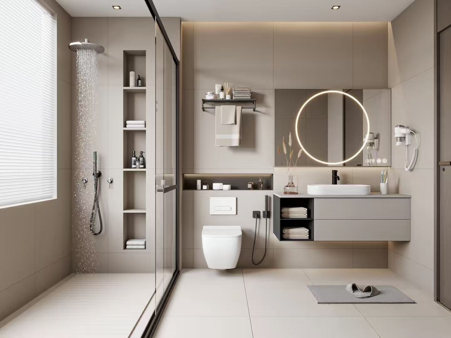 卫生间整理小技巧和简易布局方法