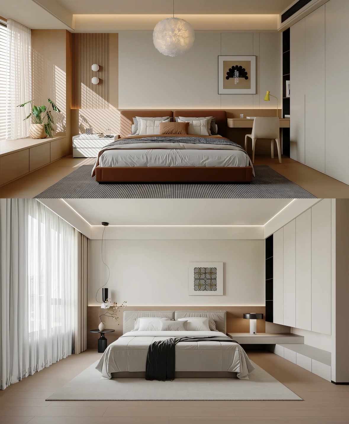 一室一厅装修效果图：实用风格案例+百安居设计参考