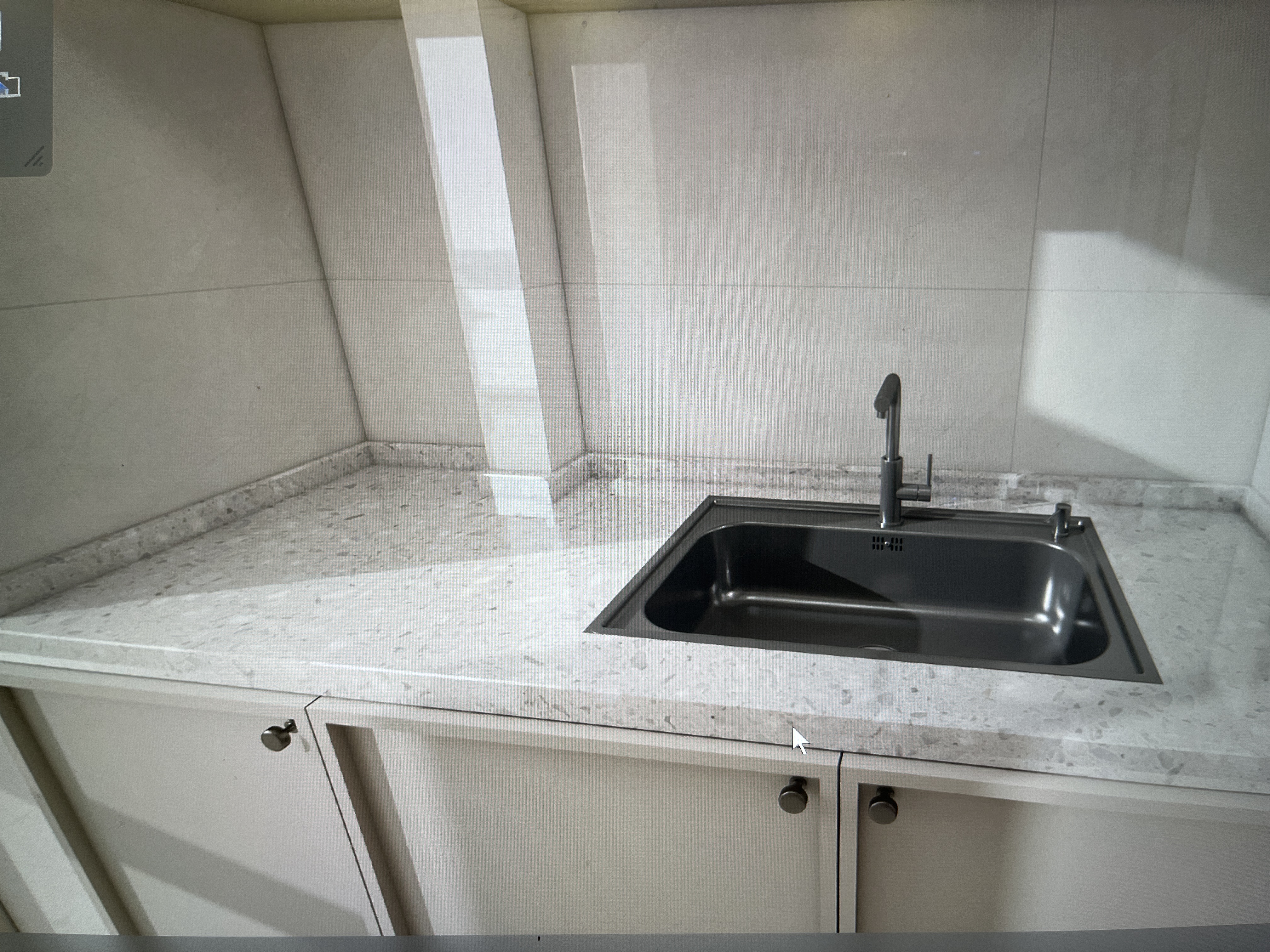 石英石水槽台中盆效果图大全与设计灵感